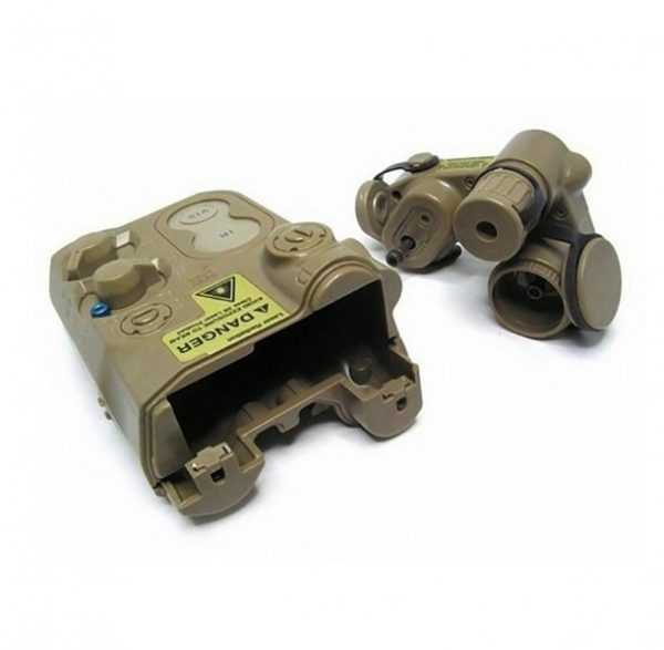 Adjustable AN/PEQ-16 Battery Box - Tan - Image 2