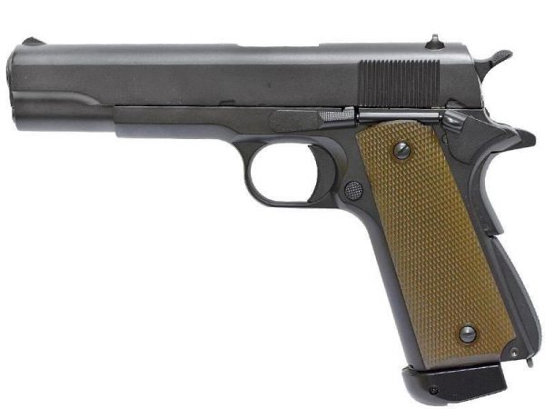 KJ Works M1911 A1 Tactical co2 Gas Pistol - Black