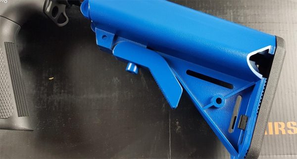 Two Tone E&C M4A1 AEG Metal Body + Grenade Launcher - Blue - Image 4