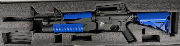 Two Tone E&C M4A1 AEG Metal Body + Grenade Launcher - Blue - Image 6