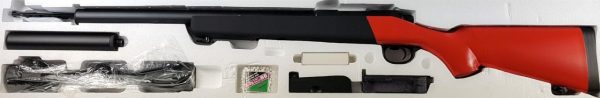 Two Tone JG BAR10 / VSR10 G-Spec Airsoft Sniper Rifle - Red