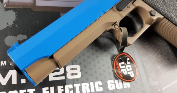 Two Tone Cyma CM128 Hi-Capa Series Airsoft AEP - Blue - Image 5