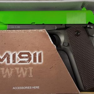 Two Tone KWC 1911 co2 Gas Pistol - Green