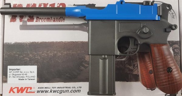 Two Tone KWC M712 Broom Handle co2 Machine Pistol - Blue - Image 4