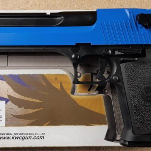 Two Tone KWC DE.50 co2 Full Metal Slide Airsoft Hand Cannon - Blue