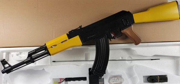 Two Tone Cyma AK47 CM522 Airsoft Gun - Yellow