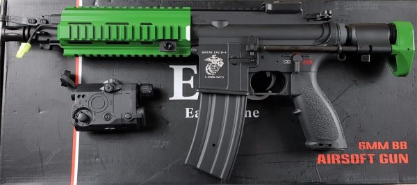 Two Tone E&C 416-S 7" AEG Metal Body - Green
