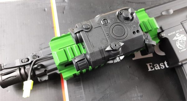 Two Tone E&C 416-S 7" AEG Metal Body - Green - Image 5
