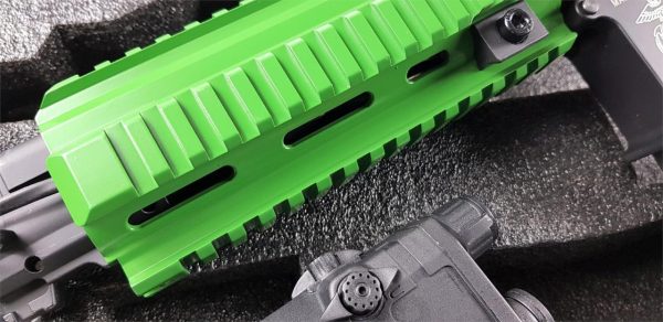 Two Tone E&C 416-S 7" AEG Metal Body - Green - Image 6