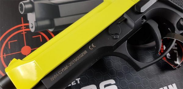 Two Tone Cyma CM126 M9 Airsoft AEP - Yellow - Image 6