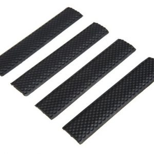 Set Of 4 Ergonomic Rail Covers - Black
