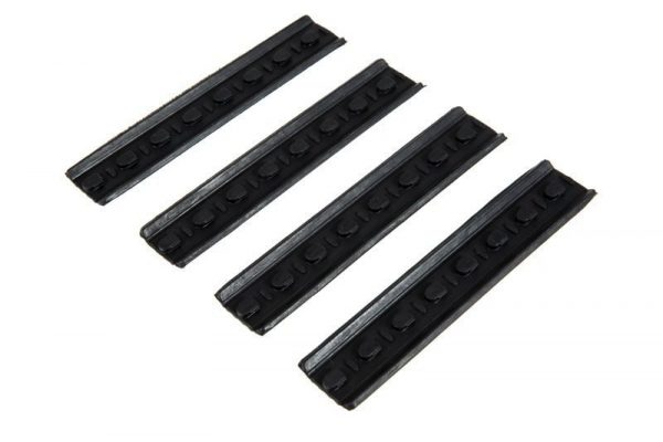 Set Of 4 Ergonomic Rail Covers - Black - Image 2