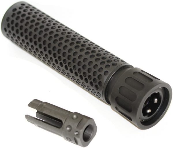 KAC Style QDC Quick Detach Silencer 175mm - Black - Image 2