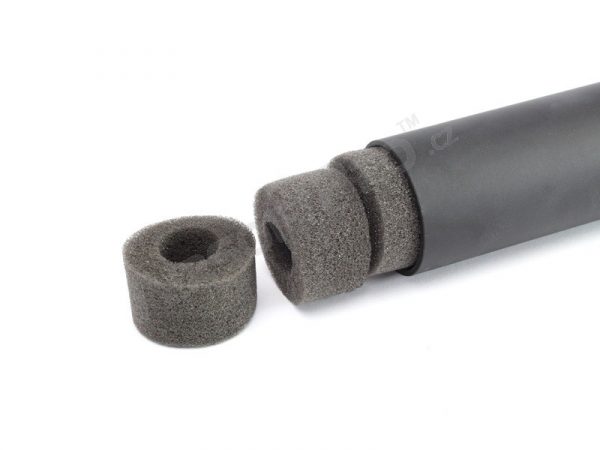 150 x 34mm Aluminium Silencer - Image 2