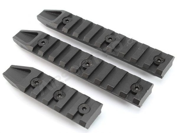 E&C Airsoft URX Metal RIS Rails For KeyMod Systems x 2 Long 1 x Short
