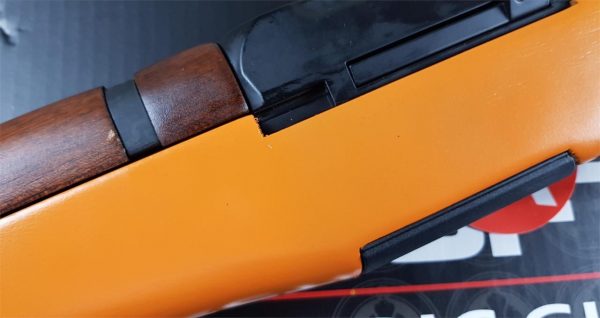 Two Tone Orange ICS M1 Garand Airsoft Rifle - Wood - Image 2