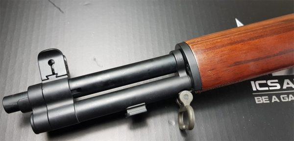 Two Tone Orange ICS M1 Garand Airsoft Rifle - Wood - Image 3