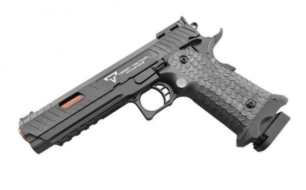 E&C 5.1 Hi-Capa TTI Gas BlowBack Airsoft Pistol - Black - Image 2