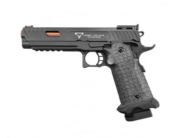 E&C 5.1 Hi-Capa TTI Gas BlowBack Airsoft Pistol - Black