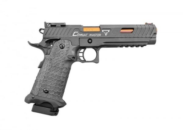 E&C 5.1 Hi-Capa TTI Gas BlowBack Airsoft Pistol - Black - Image 3