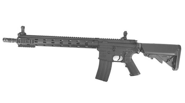 E&C M4 Daniel Defence MV7 15Inch 2.0 Airsoft Rifle - Black