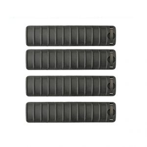 E&C Airsoft CQB / RIS Rail Covers x 4 - Black