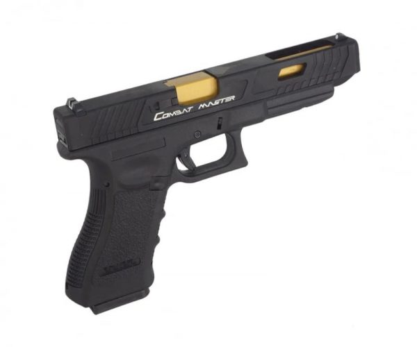 E&C Airsoft EU34 TTi Gold GBB Airsoft Pistol - Image 2