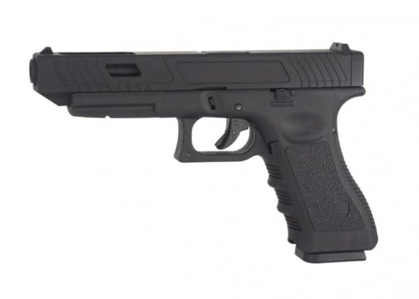 E&C Airsoft EU34 TTi Gold GBB Airsoft Pistol