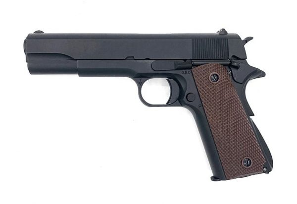E&C Airsoft M1911 Gas Blowback Airsoft Pistol - Black