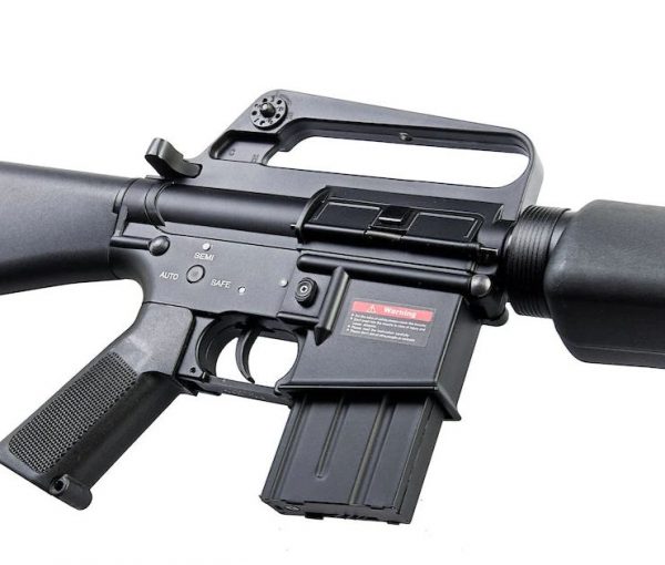 E&C M16VN QD V2.0 Airsoft Rifle - Black Receiver - Image 3