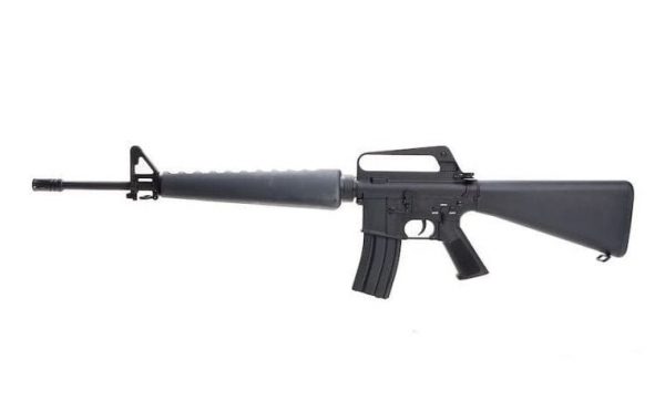 E&C M16A1 QD V2.0 Airsoft Rifle - Black Receiver