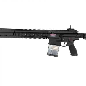 E&C EC417A2 16 Inch Rail Airsoft Gun - Laser Markings - Black
