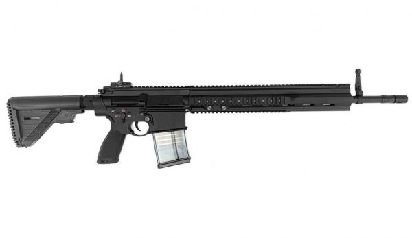 E&C EC417A2 16 Inch Rail Airsoft Gun - Laser Markings - Black - Image 2