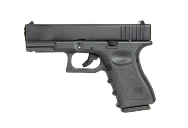 E&C EU19 Gen 3 GBB Airsoft Pistol - Black
