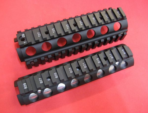 E&C M4 CQB 7 Inch Rail System - Black - Image 2