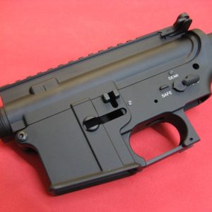 E&C AEG M4 / M16 QDV2 Receiver, Stock Tube, Spring Guide - Black