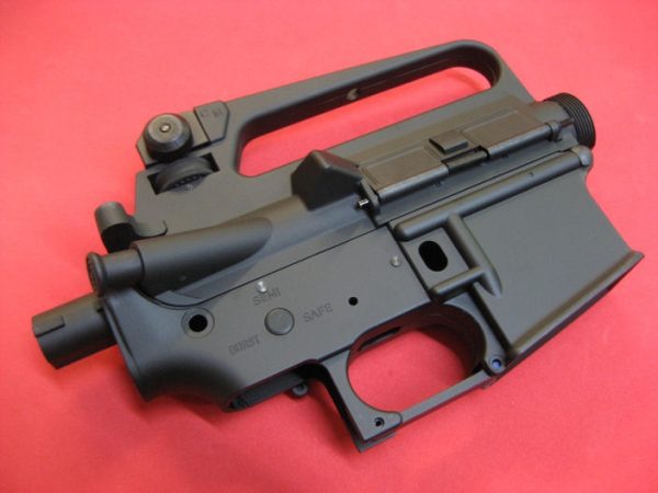 E&C AEG M16A2 Metal Receiver M16A2 Colt CNC logo Marui Compatible - Grey - Image 2
