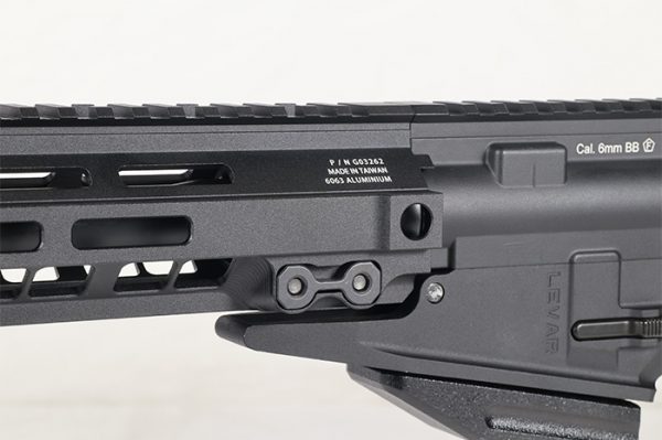 G&G Armament LevAR 15 Gas Airsoft Rifle - Black - Image 4