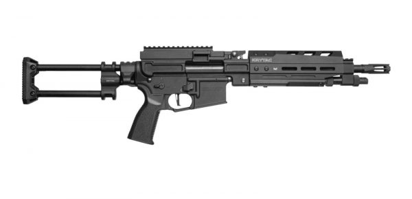 Krytac Trident LMG-MP M-Lok Paratrooper Airsoft Gun - Black - Image 3
