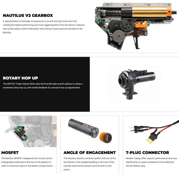 Krytac Trident M4 MK3 M PDW Airsoft Gun - Grey - Image 5