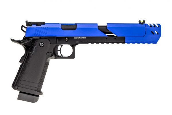 Raven Two Tone Dragon Hi-Capa Gas Blowback Airsoft Pistol - Blue - Image 2