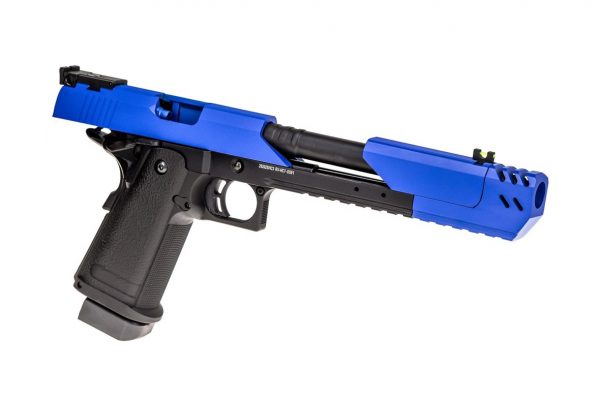 Raven Two Tone Dragon Hi-Capa Gas Blowback Airsoft Pistol - Blue - Image 4