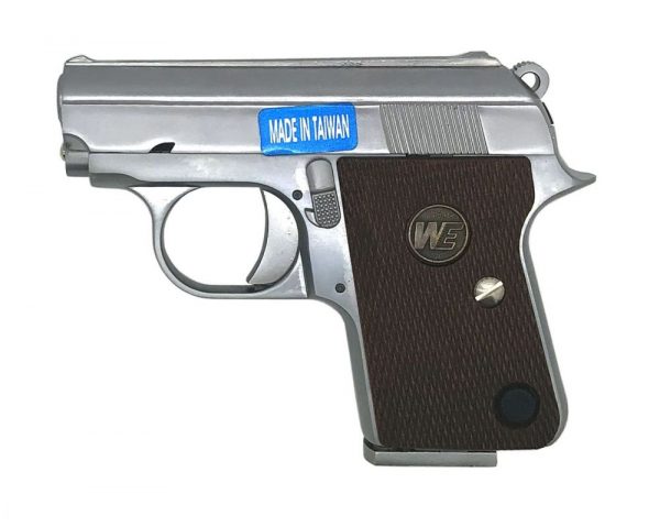 WE-Tech CT25 1908 Gas Blowback Pistol - Silver