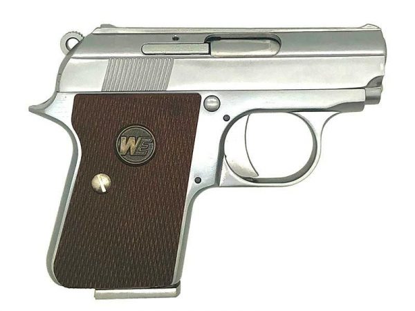 WE-Tech CT25 1908 Gas Blowback Pistol - Silver - Image 2