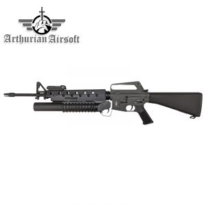 Arthurian Airsoft Excalibur Airsoft M16A1 With M203 Launcher - Black