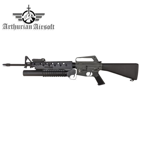 Arthurian Airsoft Excalibur Airsoft M16A1 With M203 Launcher - Black