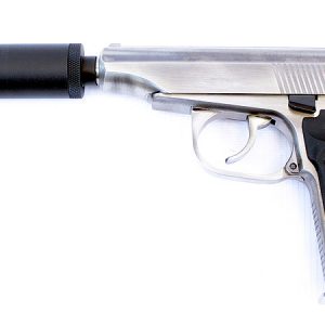 WE-Tech Makarov 654K Gas Blowback Airsoft Pistol - Silver