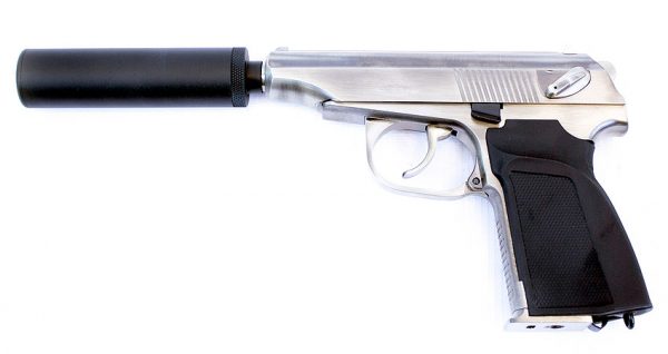 WE-Tech Makarov 654K Gas Blowback Airsoft Pistol - Silver