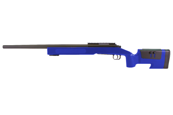 Two Tone Double Eagle M62 Sniper Rifle Airsoft BB Gun - Blue - Discontinued