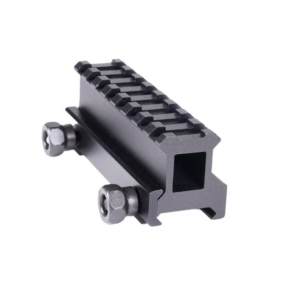 Nuprol RIS Rail Riser - 1 inch 8 SLOT - BLACK
